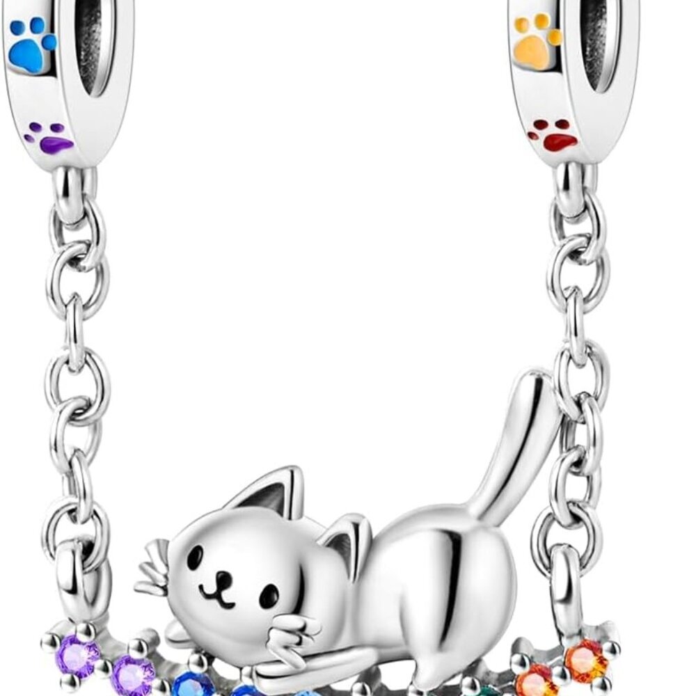 925 Sterling Silver Charms for Bracelet Necklace Mom Heart Love Dangle Charm Bea